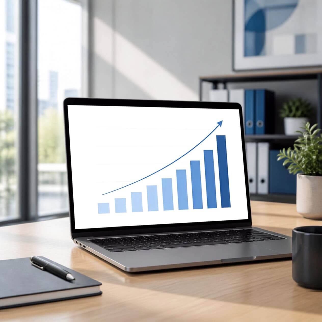 Electrical contractor marketing compounding efficiency — trades campaign data over 11 years