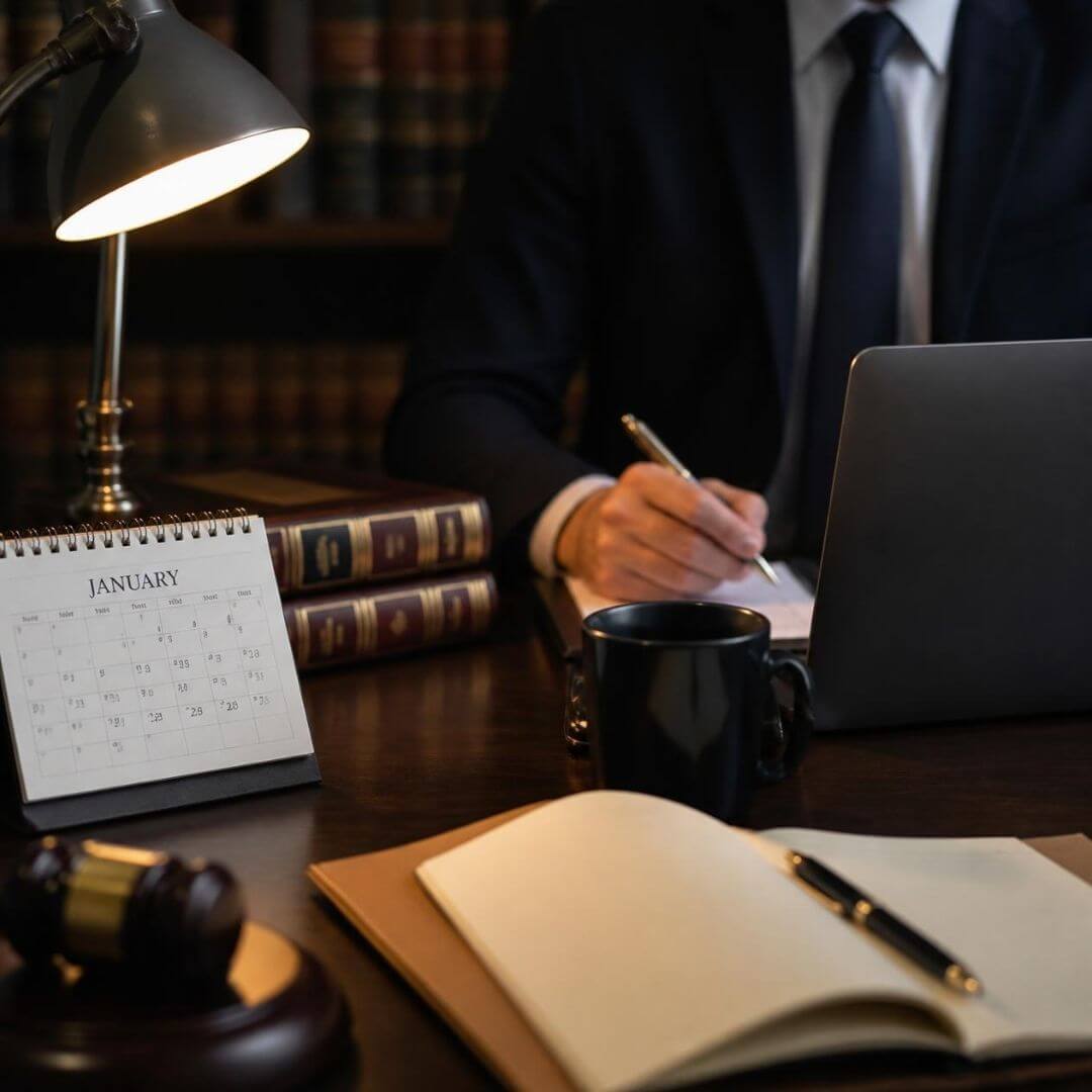 Family law attorney Google Ads seasonal strategy January and September