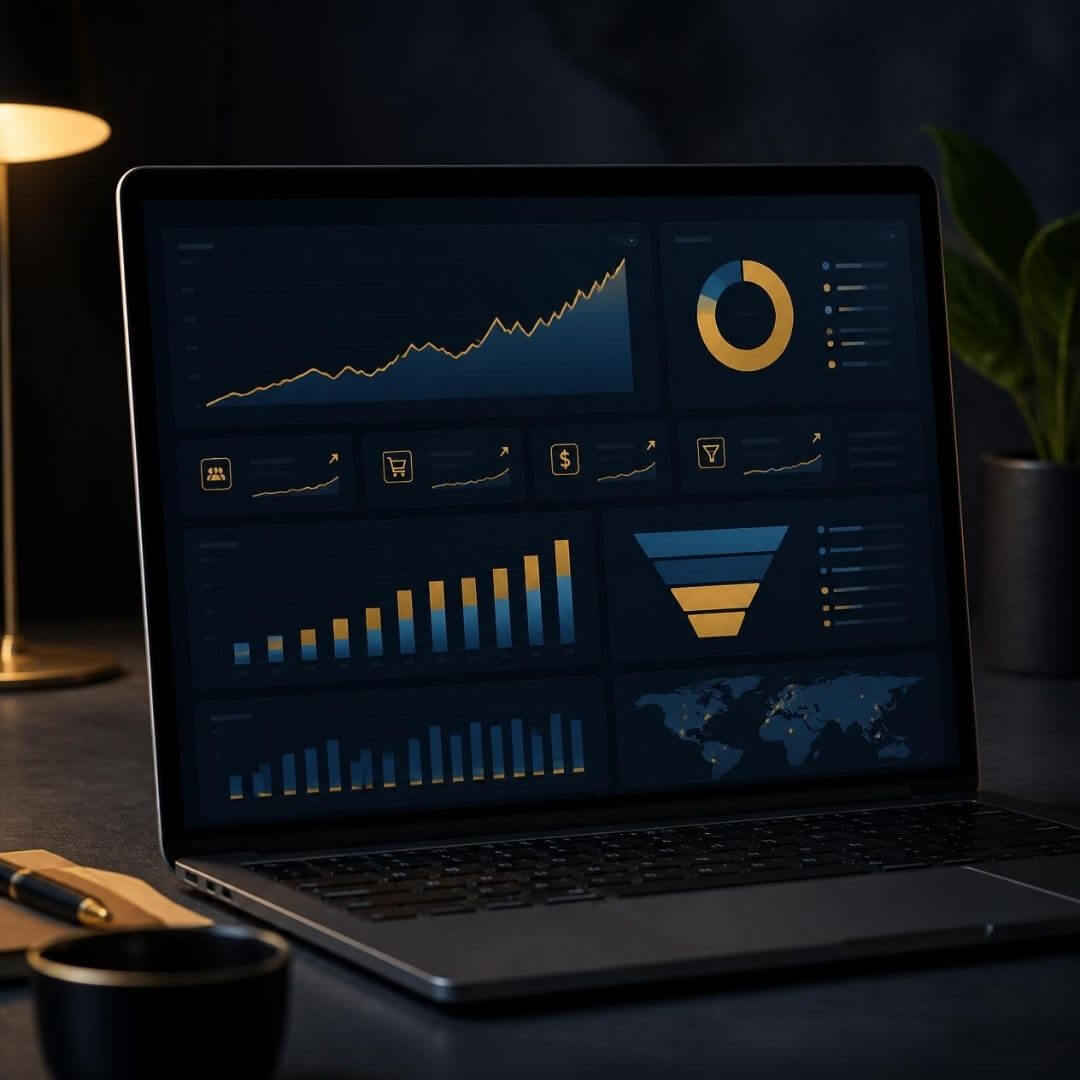 HVAC Google Ads campaign data and conversion results over time