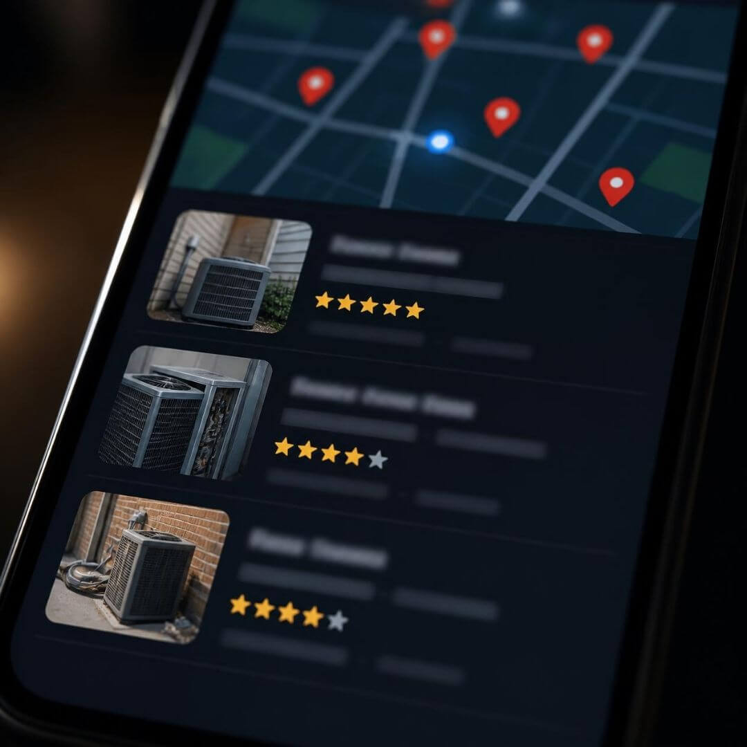 HVAC contractor Google Business Profile local SEO optimization