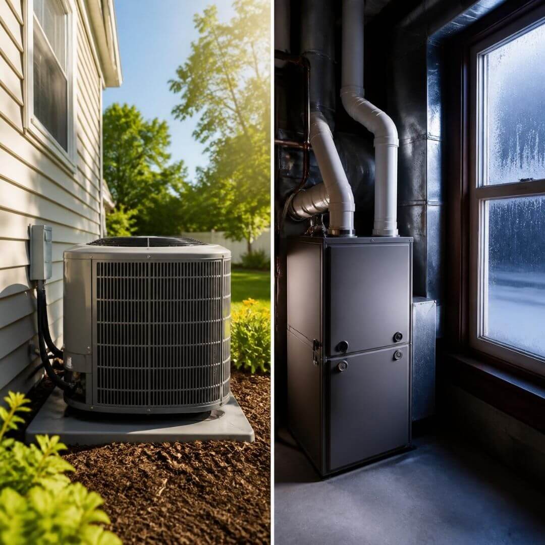HVAC local SEO seasonal keyword strategy heating and cooling