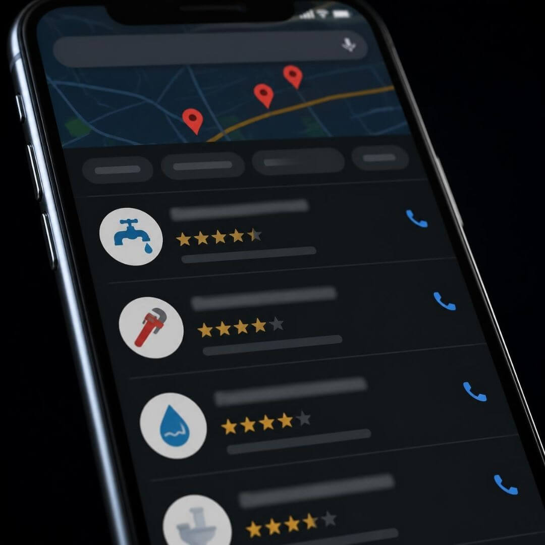 Plumbing contractor Google Business Profile local SEO optimization